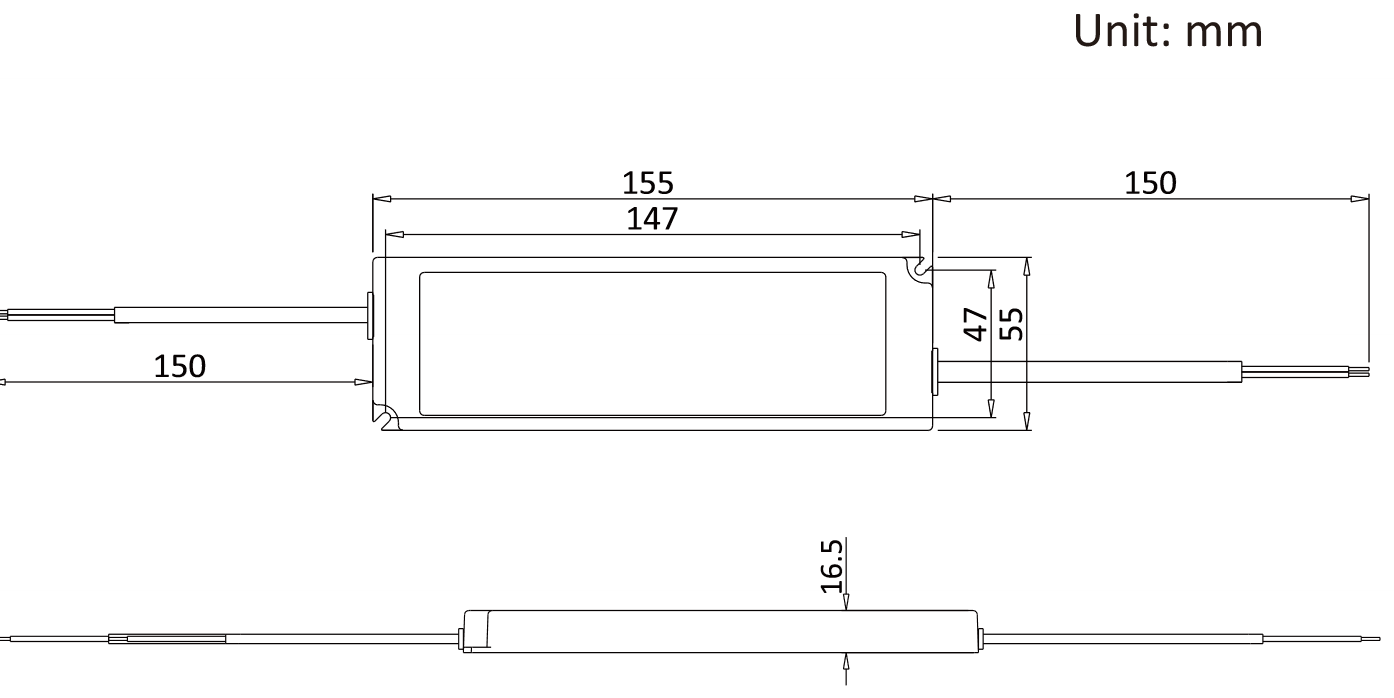 Чертеж блока питания JLV-12036PA-EF 1